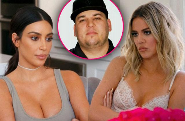 //rob kardashian ditches baby shower kuwtk pp