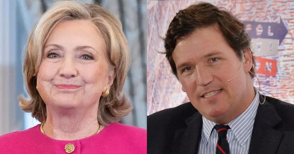 Hillary Clinton Lashes Out At Useful Idiot Tucker Carlson Over Putin