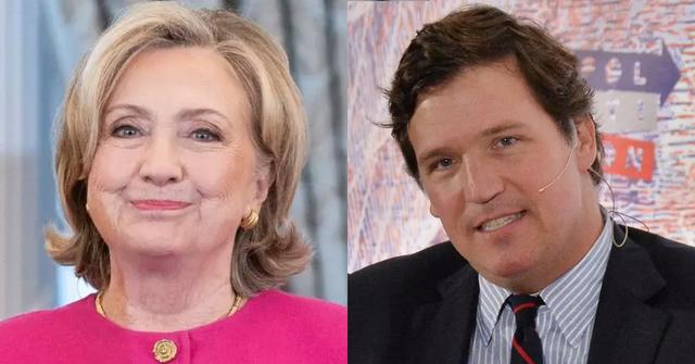 hillary clinton slams tucker carlson fox news interview putin russia useful idiot