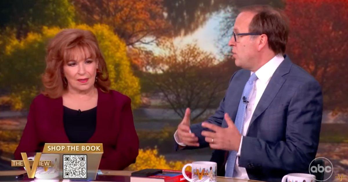 Joy Behar and Jonathan Karl
