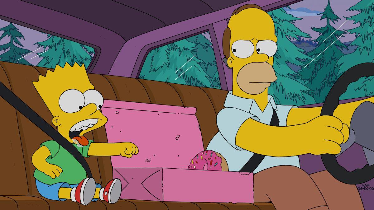 Photo of Homer and Bart Simpsons