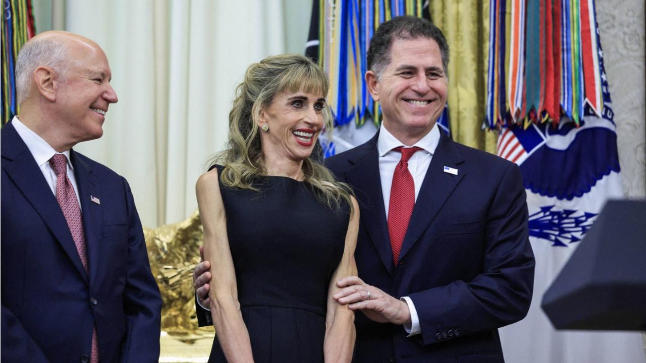 Susan Dell and Michael Dell