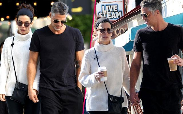 Sandra Bullock & Bryan Randall Step Out Together On Coffee Run