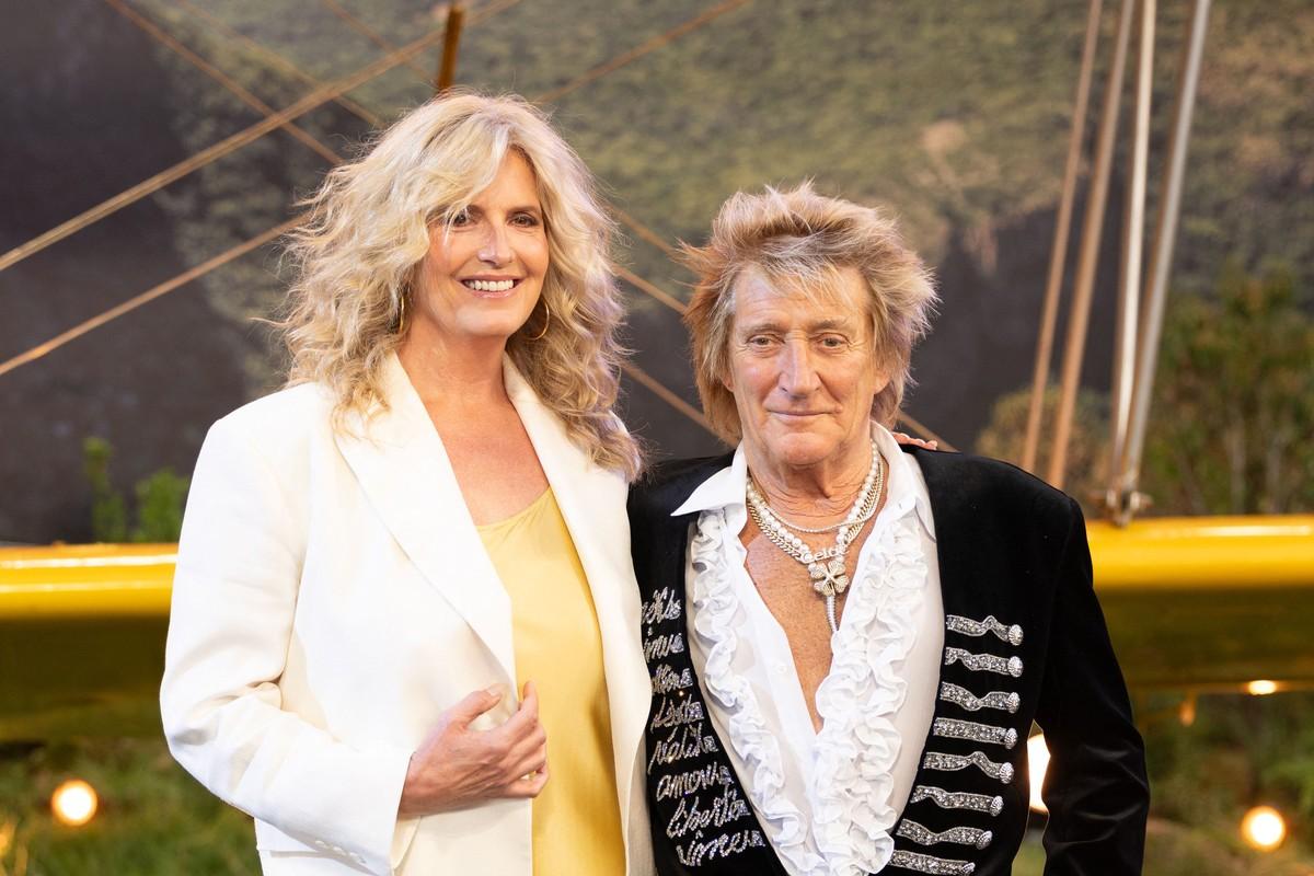 Penny Lancaster said Rod Stewart's bout with influenza A left him feeling sicker than at any other point in his life.