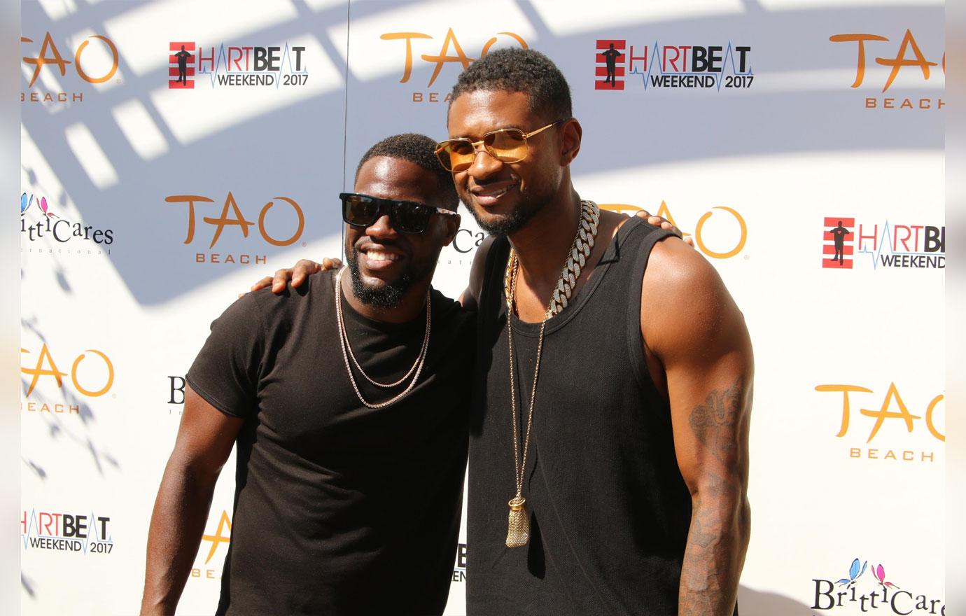 Kevin Hart Hangs Out With Usher During Herpes Scandal