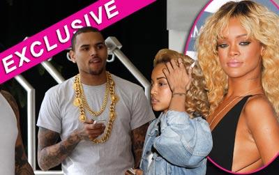 //chris brown gf rihanna