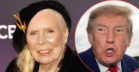 Photo of Joni Mitchell, Donald Trump