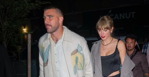 Photo of Travis Kelce and Taylor Swift