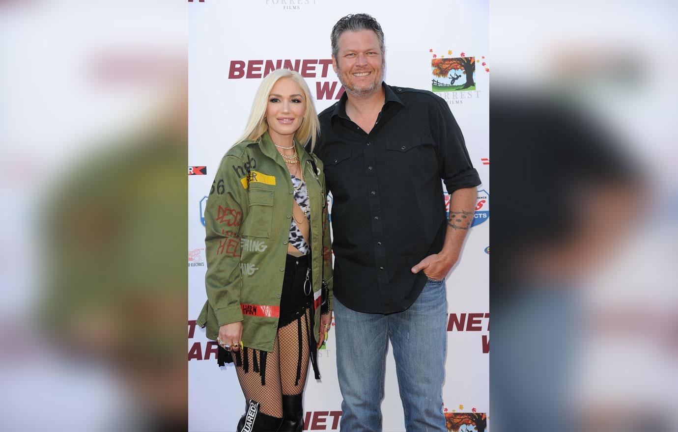 Gwen Stefani & Blake Shelton PDA At Premiere Amid Marriage Rumors