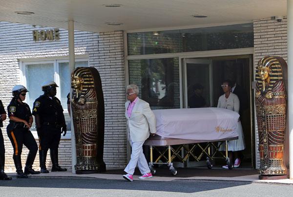 Bobbi Kristina Brown Funeral Casket