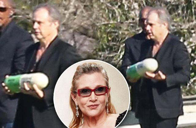 //carrie fisher cremated pill pp