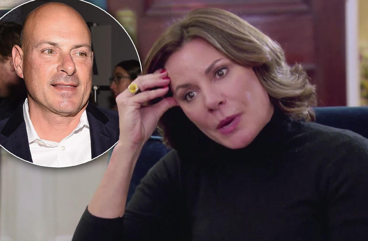 //luann de lesseps denies cheating husband flirts mystery blonde pp