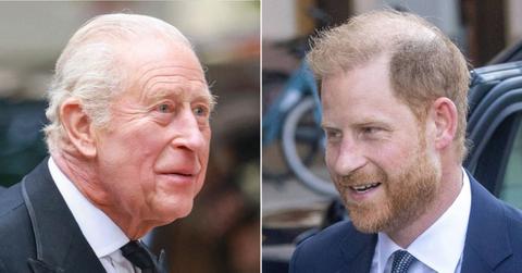 picture of King Charles and prince harry