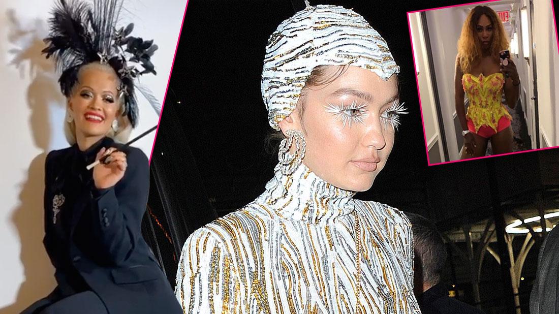 Gigi Hadid steps out in an Off-White jumpsuit as she heads to Louis Vuitton  Party