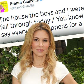 //brandi glanville house falls through