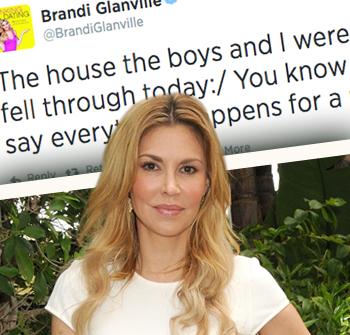 //brandi glanville house falls through