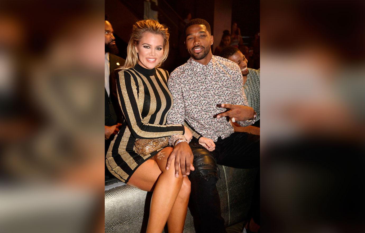 Khloe Kardashian Tristan Thompson LA Fathers Day