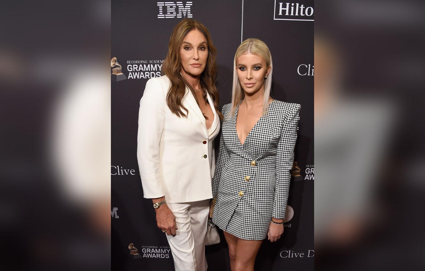 Caitlyn Jenner Sophia Hutchins Attend Pre Grammy Party