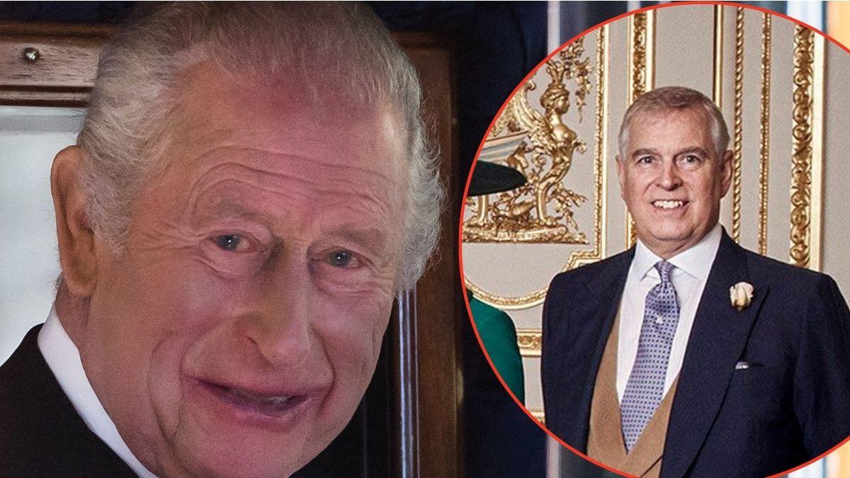 Photo of King Charles and Andrew Windsor