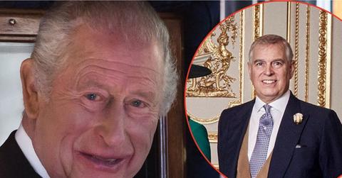 Photo of King Charles and Andrew Windsor