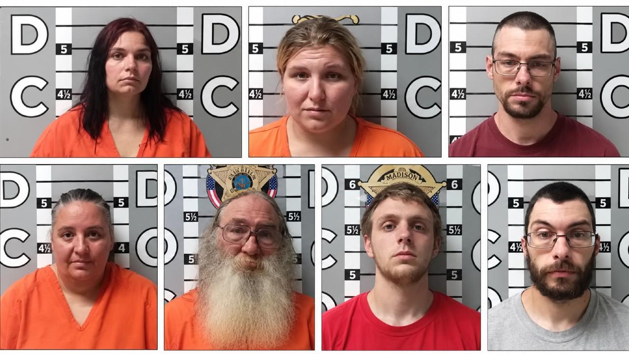 The suspects face trafficking, abuse, incest and similar charges.