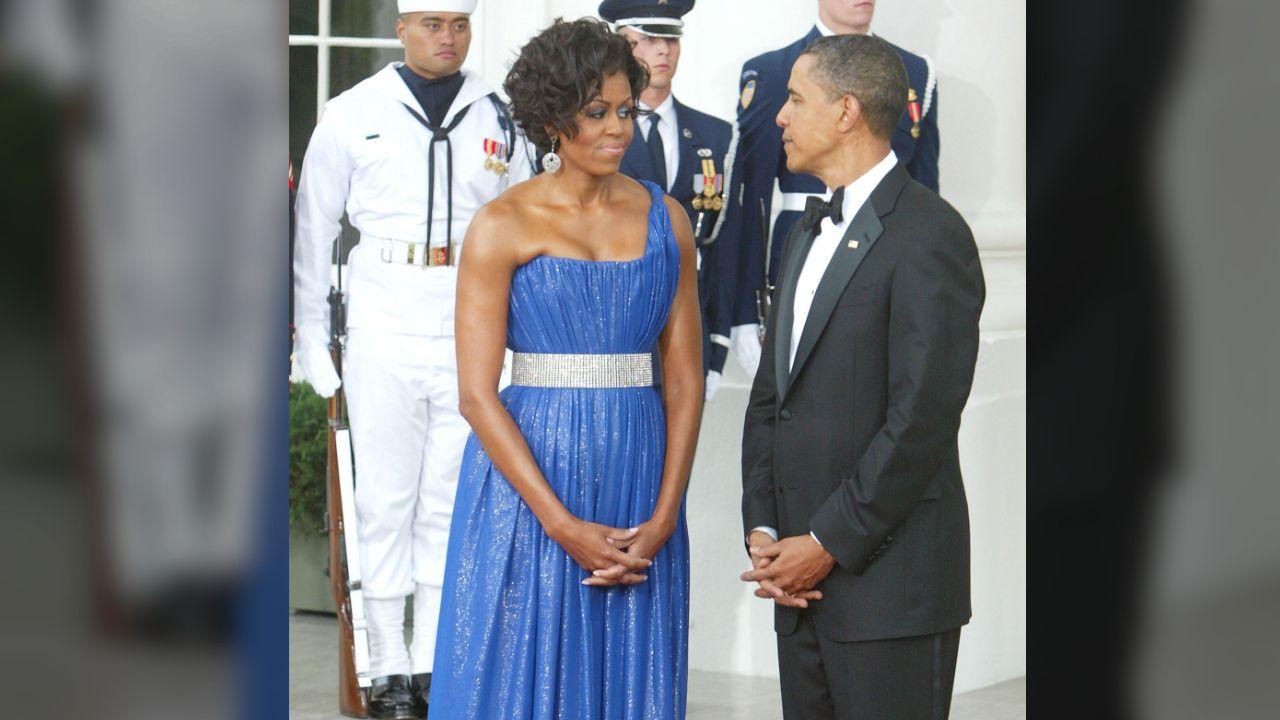 Photo of Michelle and Barack Obama