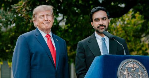 Photo of Zohran Mamdani, Donald Trump