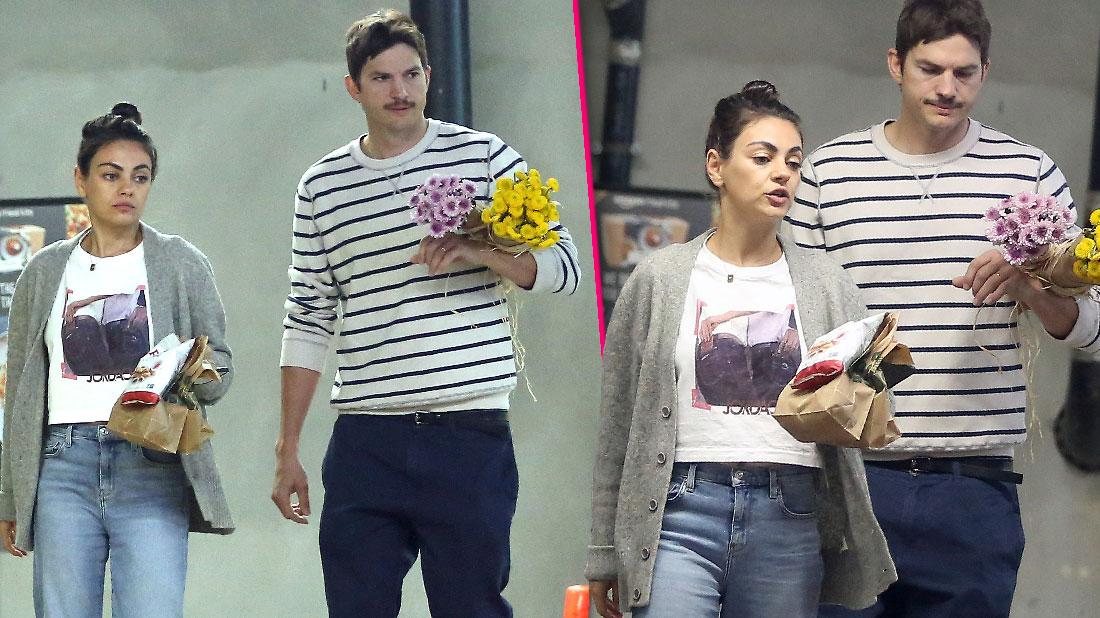 Ashton Kutcher Runs Errands With Mila Kunis