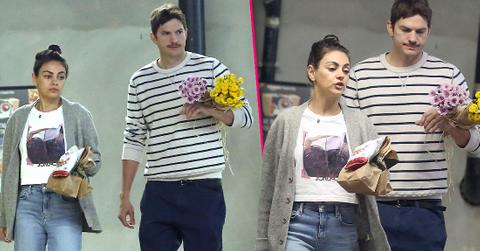 Ashton Kutcher Runs Errands With Mila Kunis