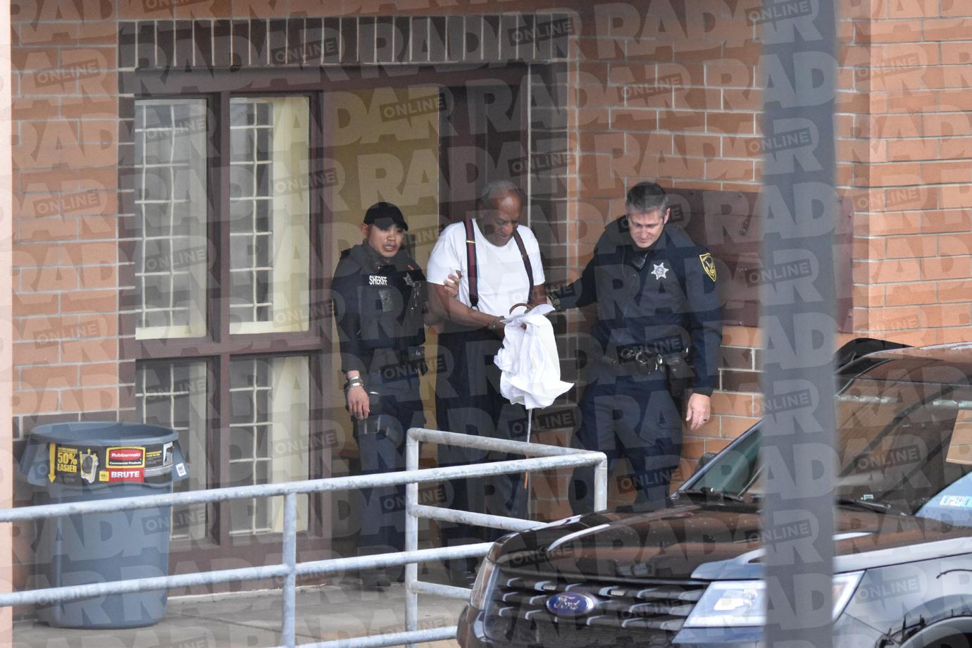 Bill Cosby Handcuffs Jail