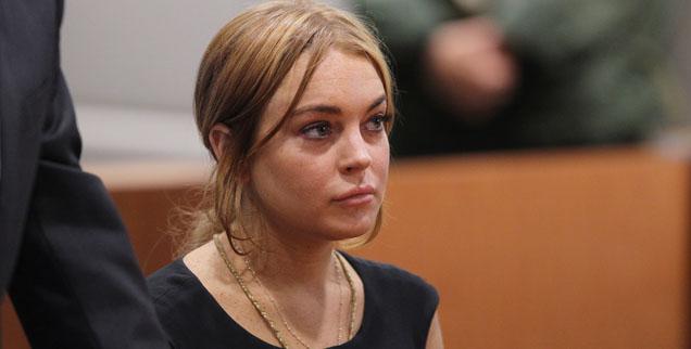 Lindsay Lohan at court