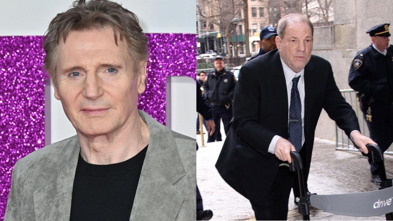 Liam Neeson and Harvey Weinstein