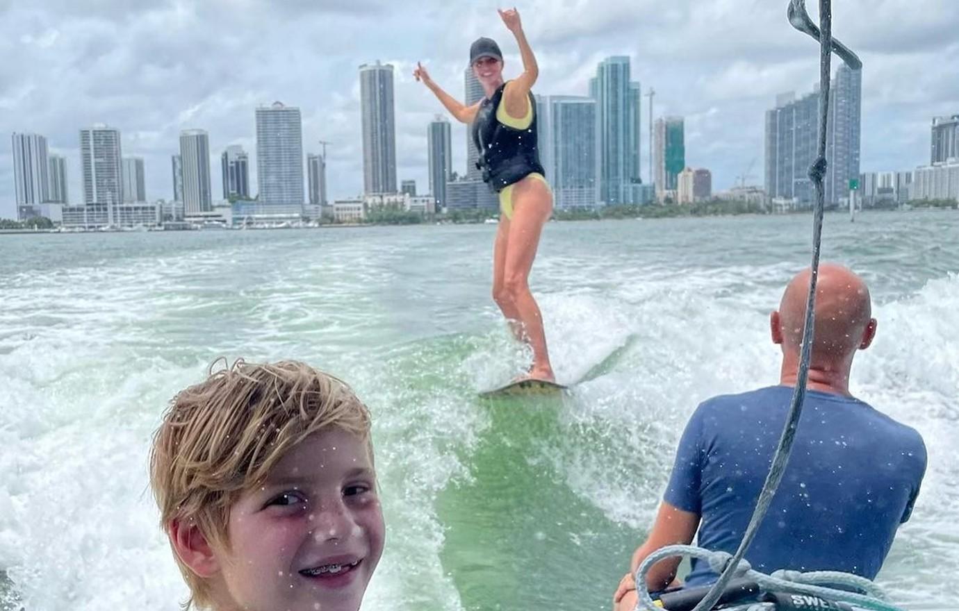 Ivanka Trump Hits the Waves in Miami While Daddy Donalds Criminal Battles Heat Up