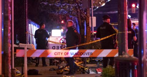 Photo of a Vancouver crime scene