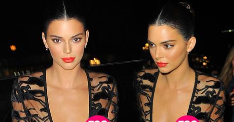 Kendall Jenner Nipples Boobs NYFW