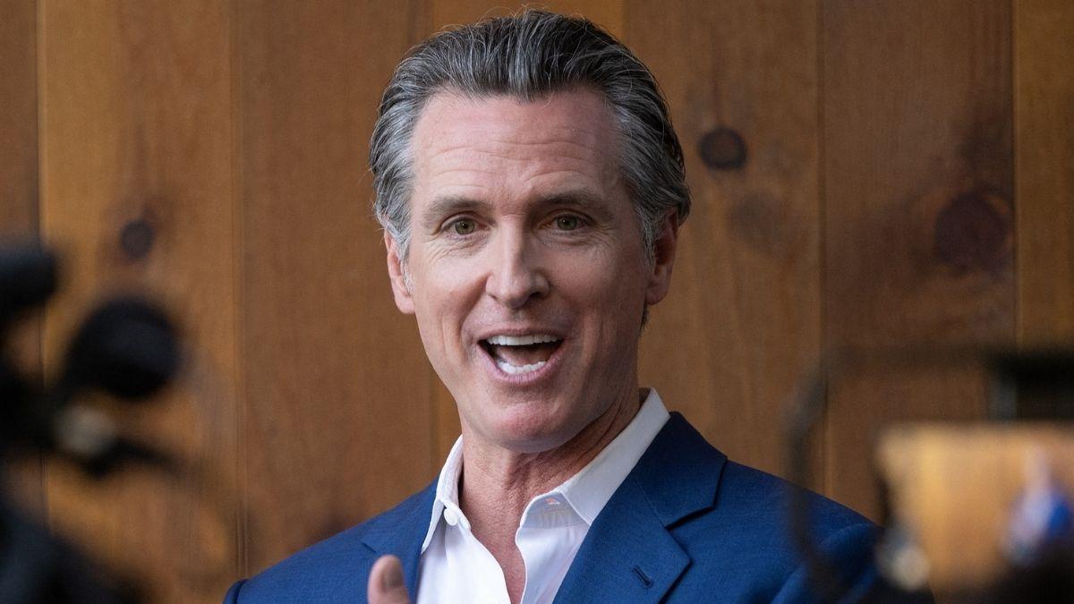 image of Newsom admitted he intentionally uses combative tactics to 'put a mirror up to Trump.'