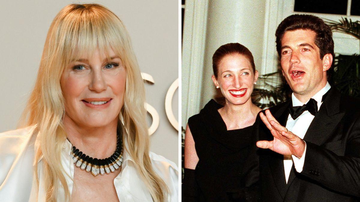 Photo of Daryl Hannah, John F. Kennedy Jr. and Carolyn Bessette