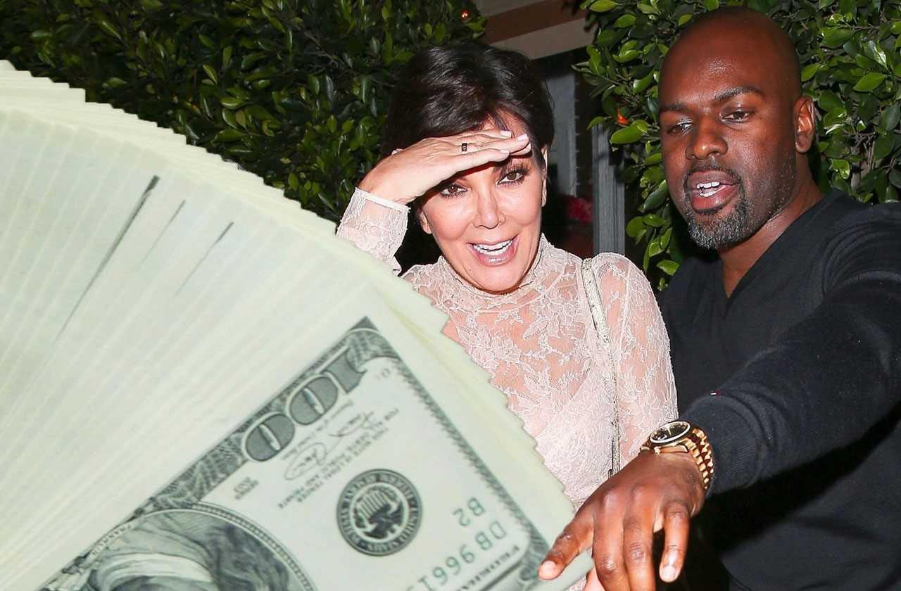 Kris Jenner and Corey Gamble Reunite For Money