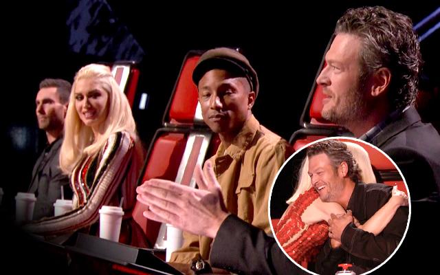 Gwen Stefani Blake Shelton Paid Bonus PDA Voice