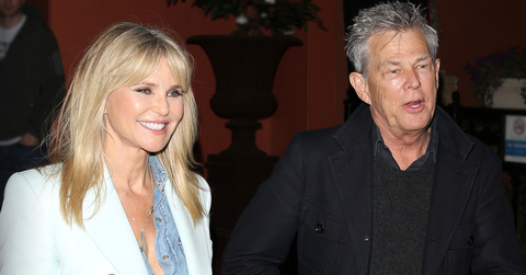 Christie Brinkley David Foster Dating Blazer Jeans