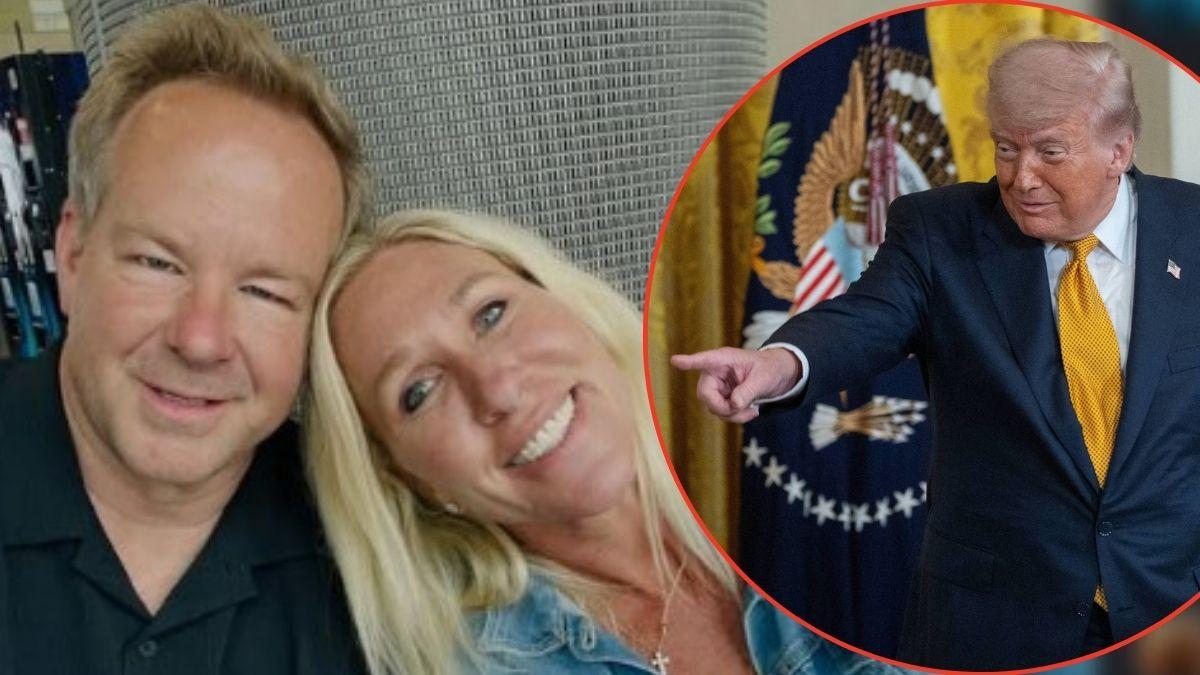 Marjorie Taylor Greene's fiancé Brian Glenn quit his job at Real America's Voice.