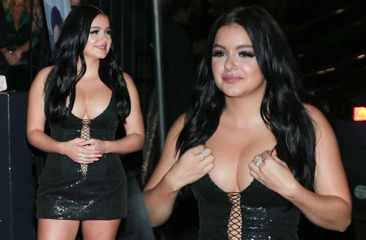 Ariel Winter Boobs Naked Mini Dress