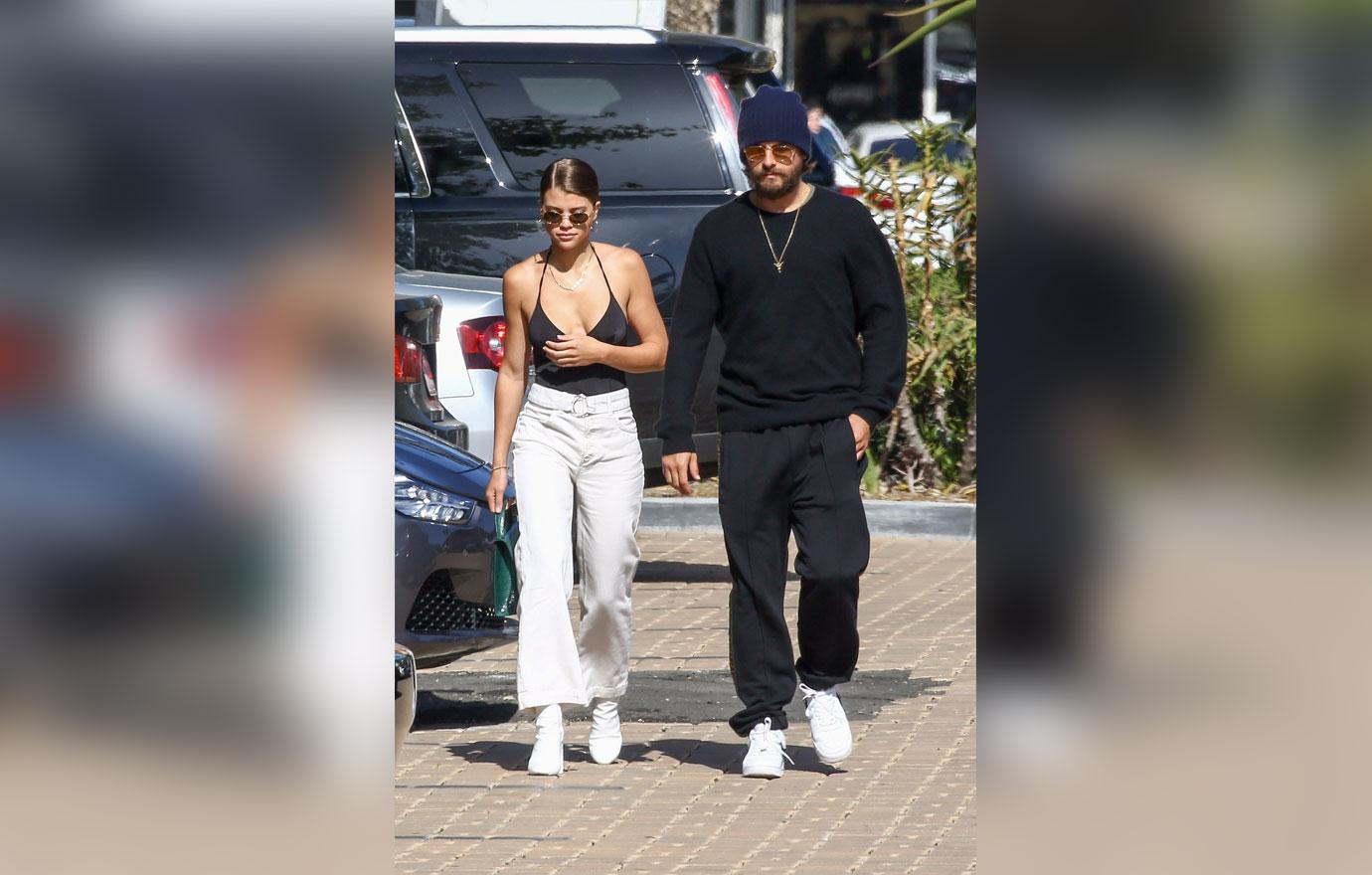 Scott Disick And Sofia Richie Share Lunch In Malibu