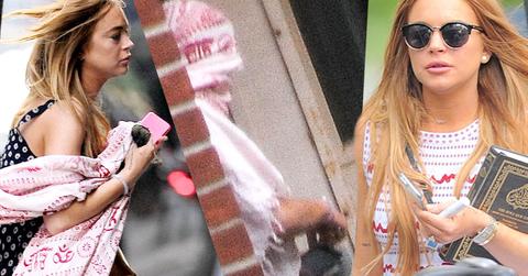 Lindsay Lohan Arab Muslim Headdress Photos