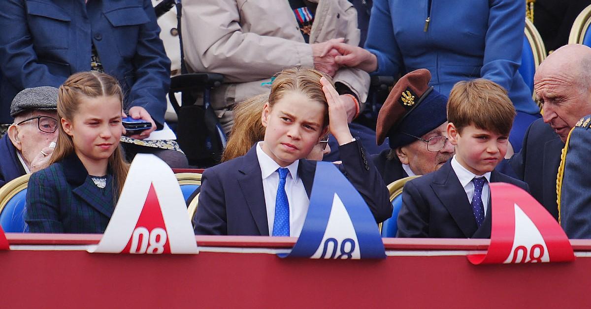 Photo of Princess Charlotte, Prince George and Louis.