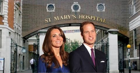 //photos of kate middletons hospital pregnancy st marys