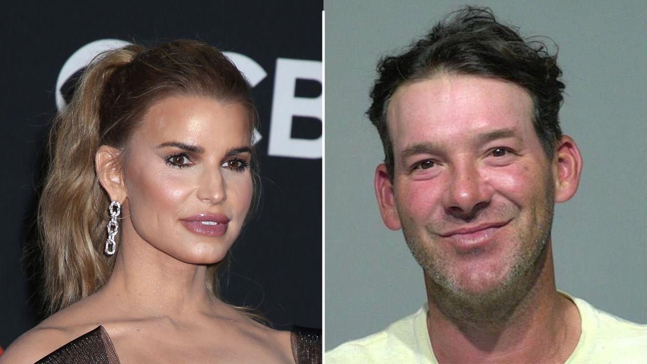 Jessica Simpson reportedly sees ex Tony Romo's recent DUI bust as 'karma' after their past romance.
