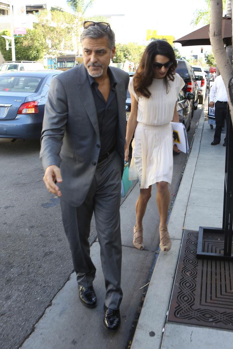 Amal Clooney Skinny George Clooney Lunch