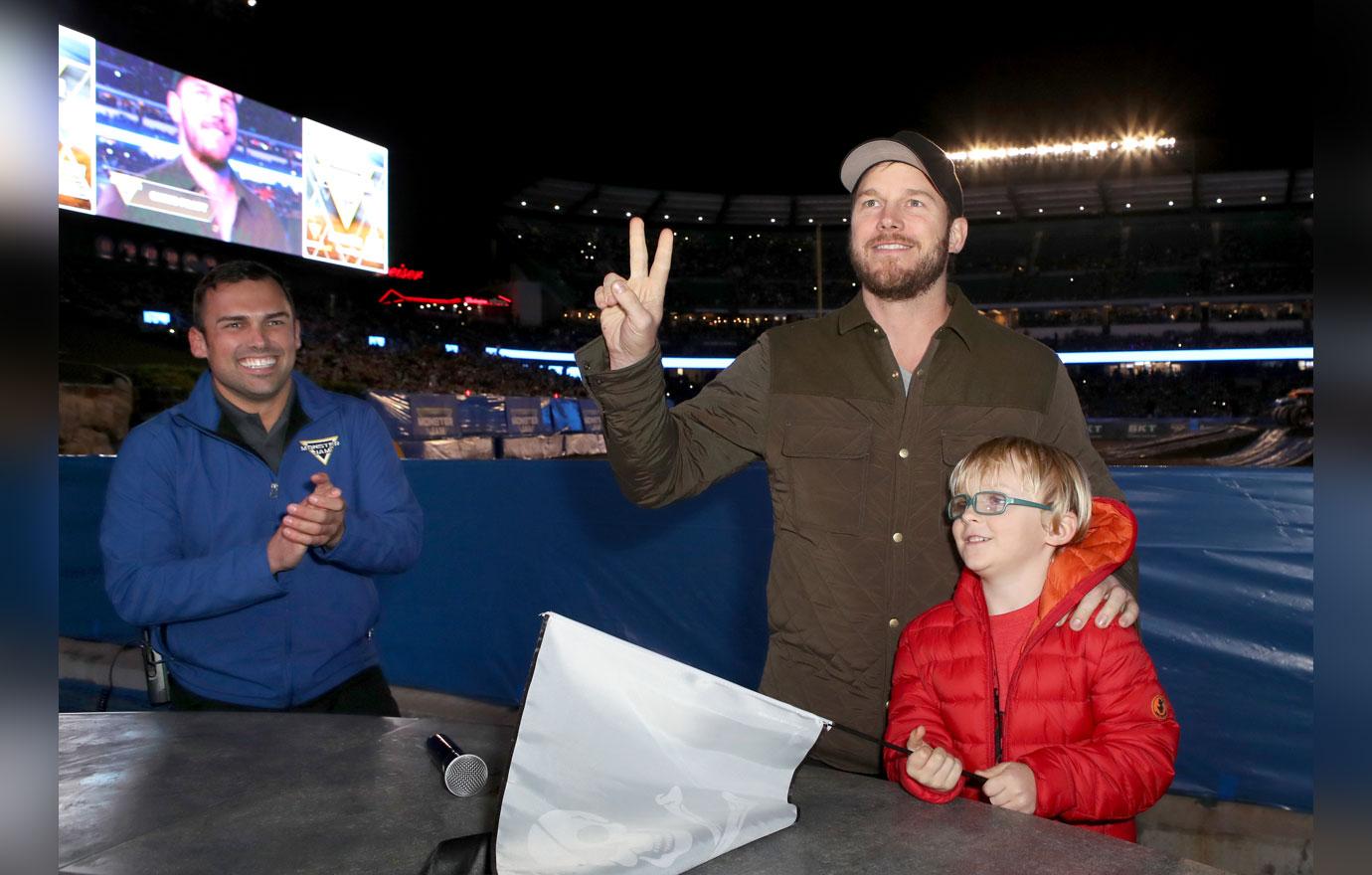 Chris Pratt And Son Attend Monster Jam Amid Katherine Schwarzenegger Romance