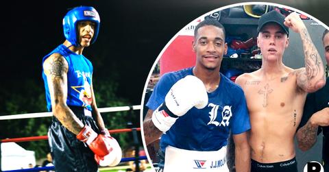 Justin Bieber Lil Za Boxing